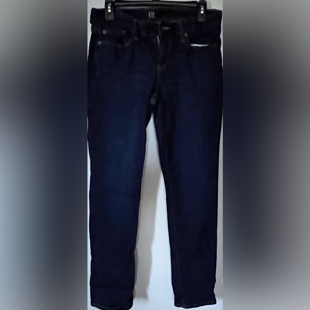 035- Gap Denim Jeans, Real Straight 4R,  Straight or Rolled